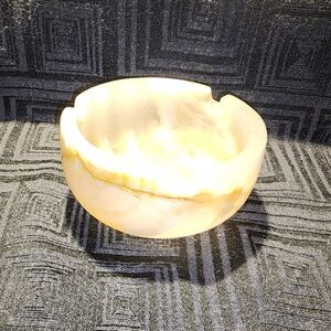 Elegant Cream Marble Ashtray
